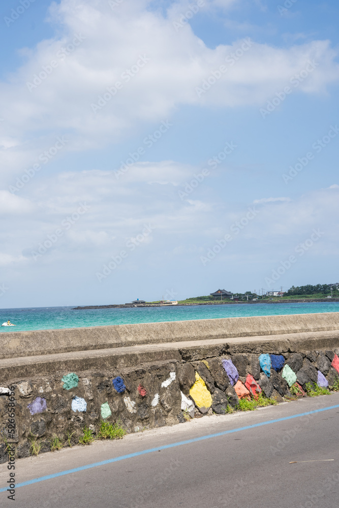 beach on the island of island