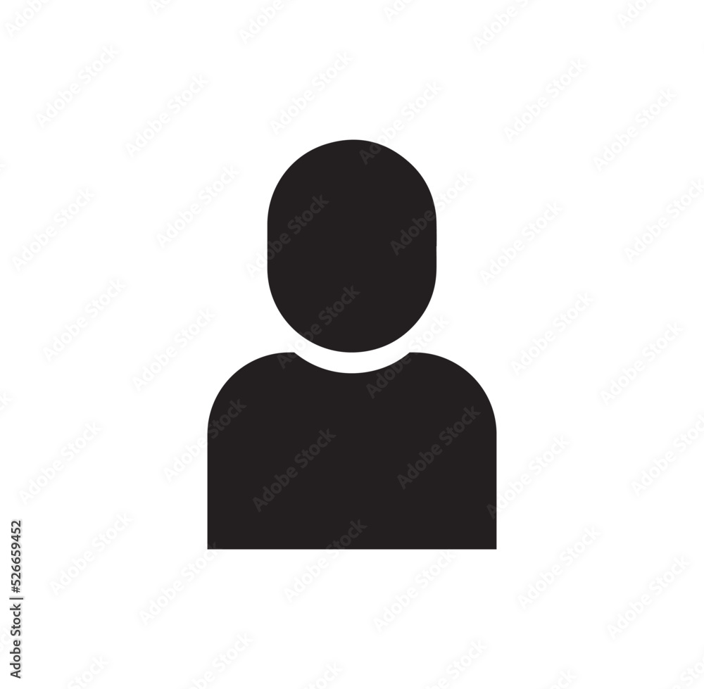 person icon on white background person icon on white background