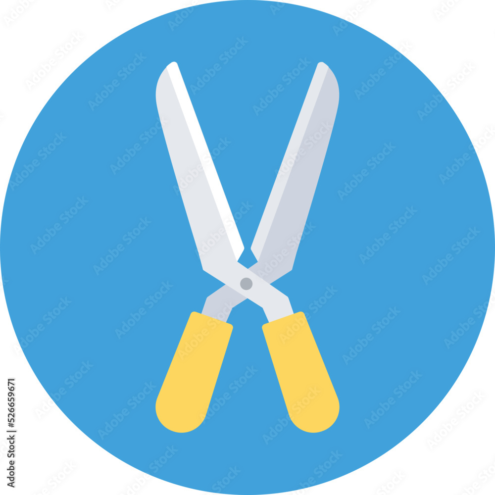 Garden Shear Vector Icon Garden Shear Vector Icon