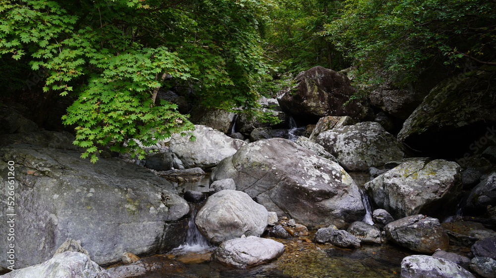 Seokgolsa valley scenery in Miryang, Korea Seokgolsa valley scenery in Miryang, Korea