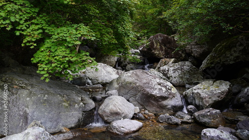 Seokgolsa valley scenery in Miryang, Korea
