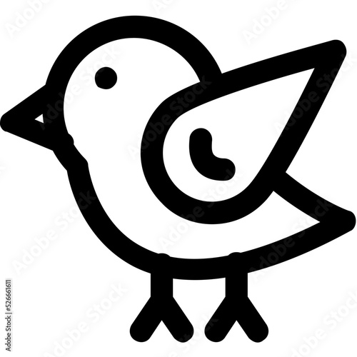 Sparrow Vector Icon