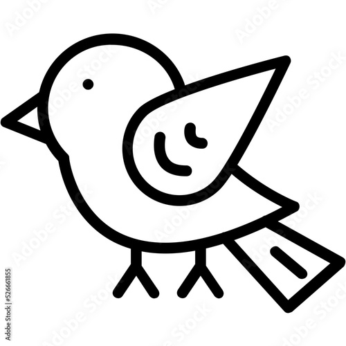 Sparrow Vector Icon