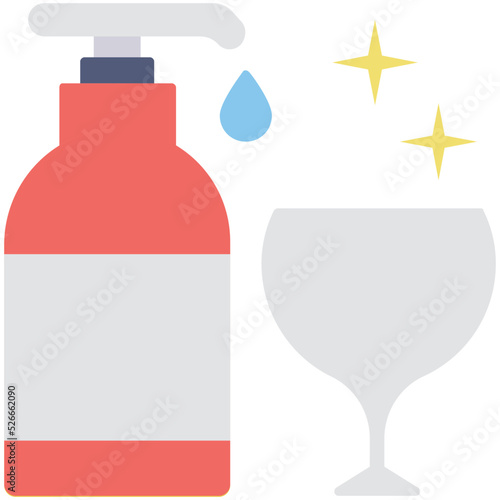 Dishwash Vector Icon