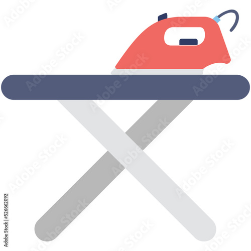 Iron Stand Vector Icon