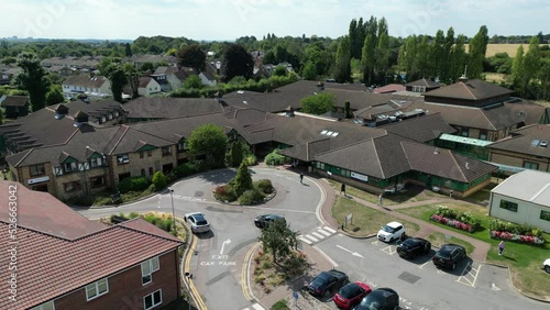 Rivers private hospital Sawbridgeworth Uk aerial view photo