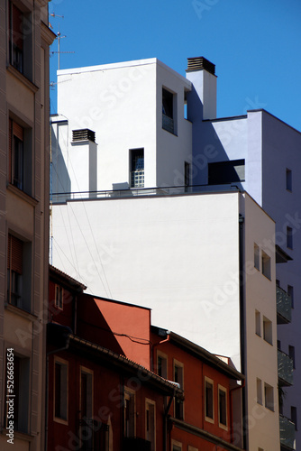 Urbanscape in the city of Bilbao