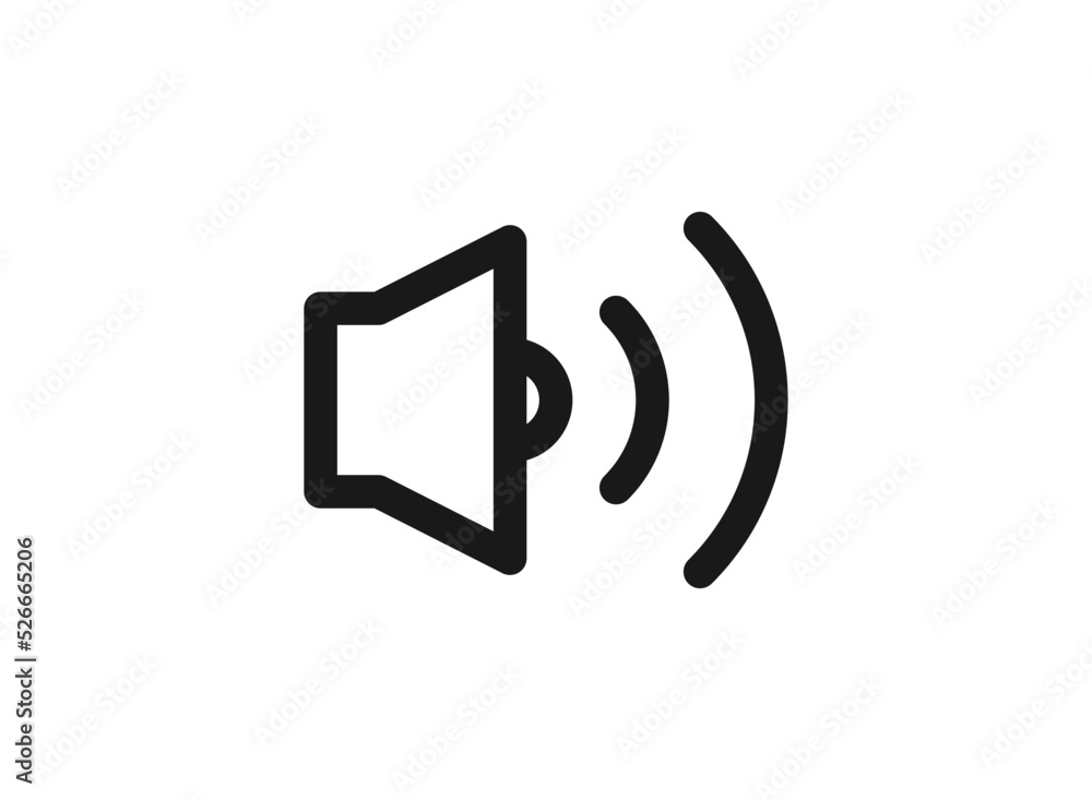 speaker volume flat vector icon. for graphic design, logo, website, social media, mobile app, Eps 10. speaker volume flat vector icon. for graphic design, logo, website, social media, mobile app, Eps 10.