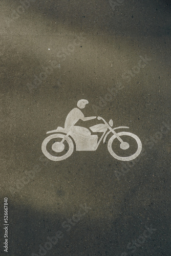 motorcycle signage