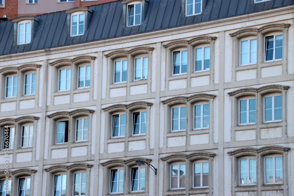 Urbanscape in the city of Bilbao