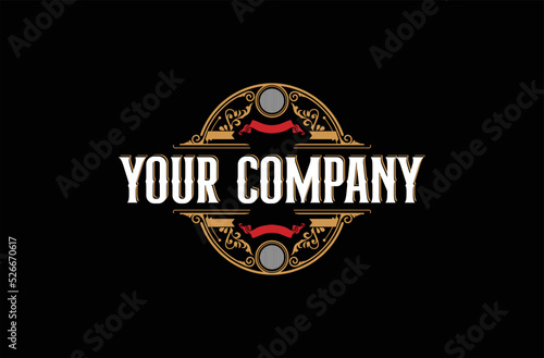 Creative Classic Vintage Retro Logo Label Badge