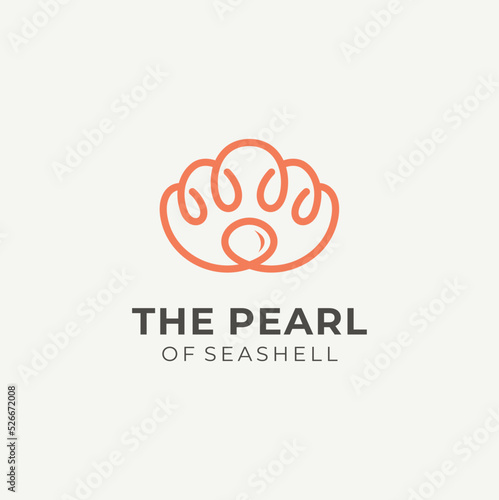 Oyster Sea Shells Pearl, mussels cockles Clams for beauty jewelry logo design