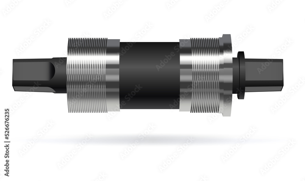 3d illustration, Bottom Brackets. bicycle carriage 3d illustration, Bottom Brackets. bicycle carriage