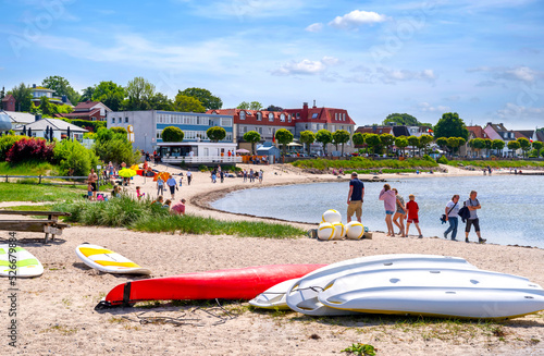 Fototapeta Naklejka Na Ścianę i Meble -  Baltic Sea resort Laboe, Schleswig-Holstein, Germany
