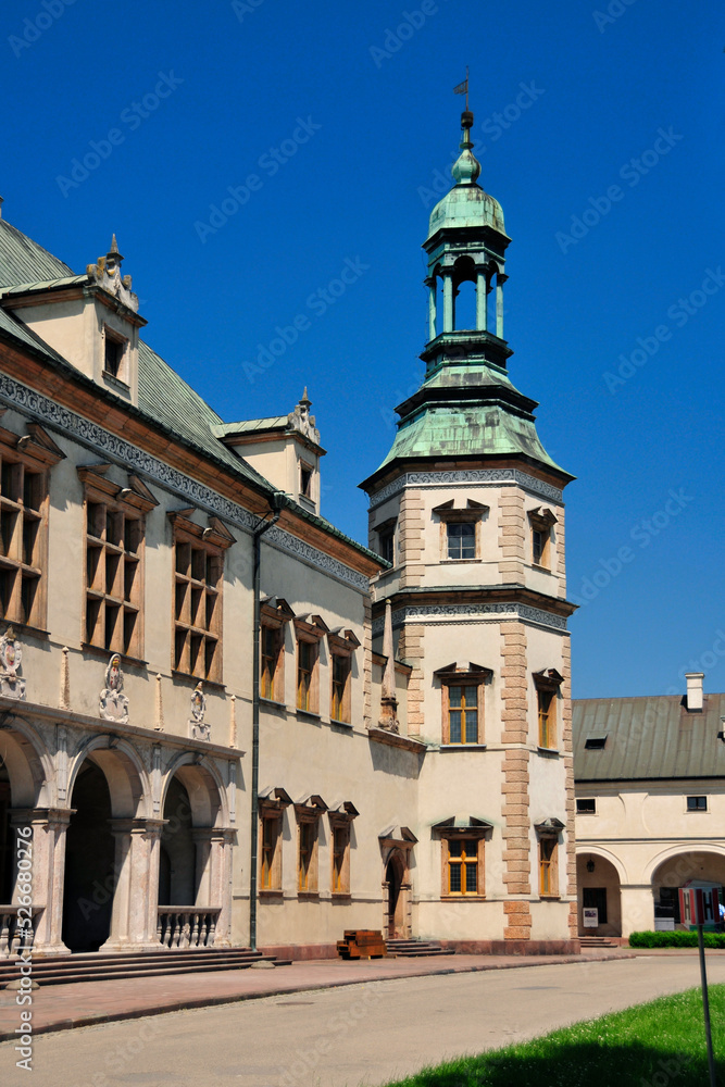 Palace of the Krakow Bishops in Kielce, swieokrzyskie Voivodeship, Poland. Palace of the Krakow Bishops in Kielce, swieokrzyskie Voivodeship, Poland.
