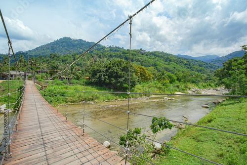 Obraz na płótnie One of the best travel destinations fresh air village in thailand Named Kiriwong village. w salonie