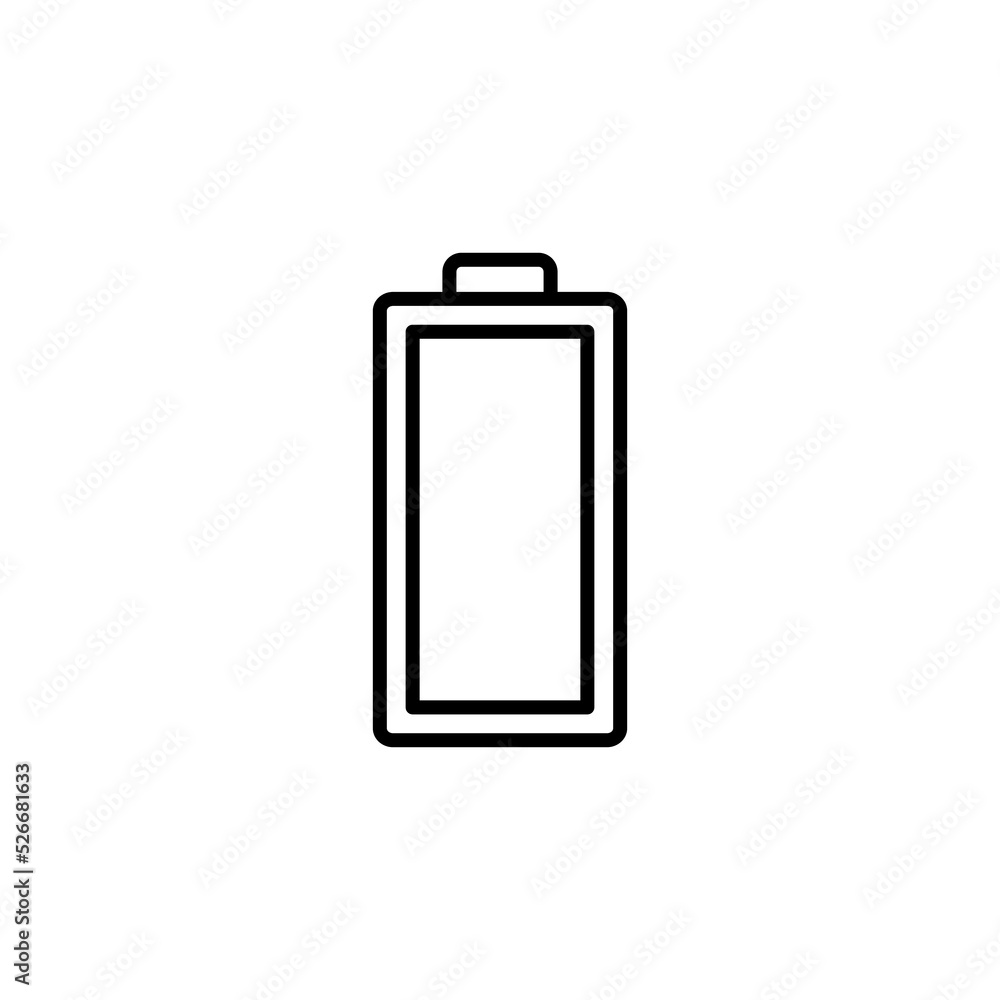 Battery icon vector for web and mobile app. battery charging sign and symbol. battery charge level Battery icon vector for web and mobile app. battery charging sign and symbol. battery charge level