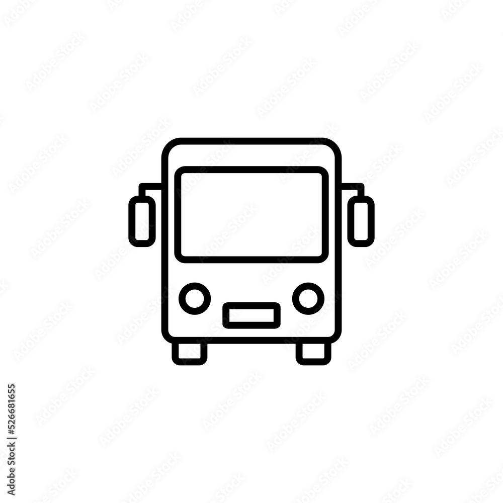 Bus icon vector for web and mobile app. bus sign and symbol. transport symbol Bus icon vector for web and mobile app. bus sign and symbol. transport symbol