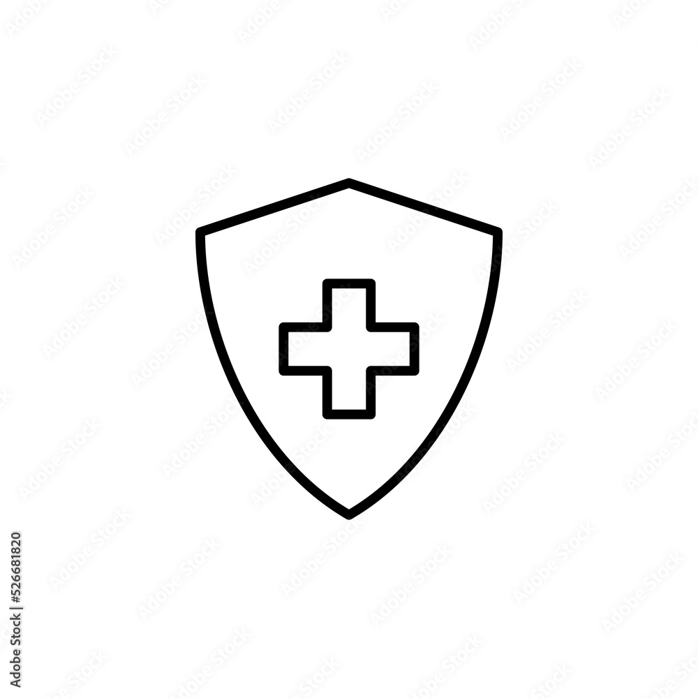 Health insurance icon vector for web and mobile app. Insurance document sign and symbol Health insurance icon vector for web and mobile app. Insurance document sign and symbol