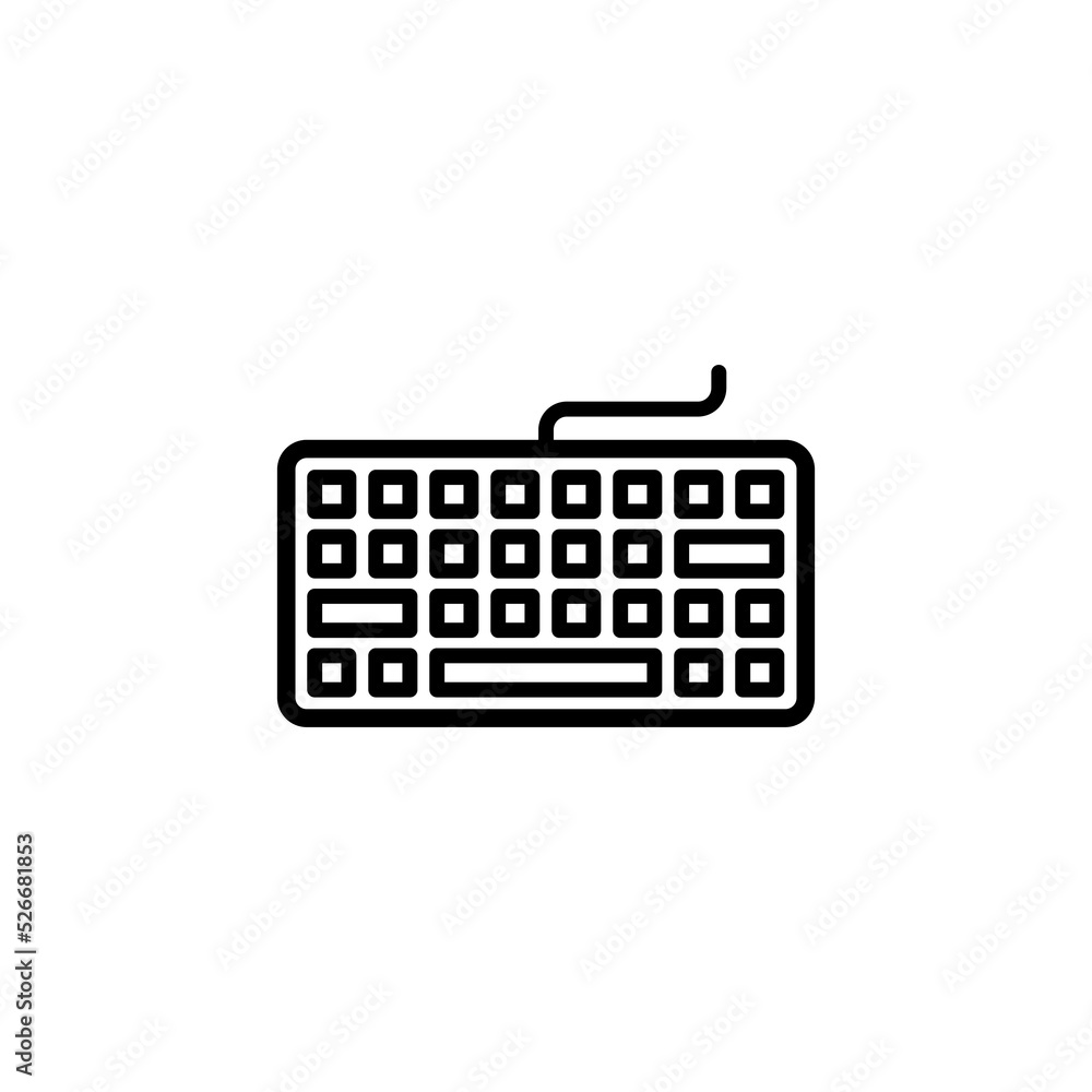 Keyboard icon for web and mobile app. keyboard sign and symbol Keyboard icon for web and mobile app. keyboard sign and symbol