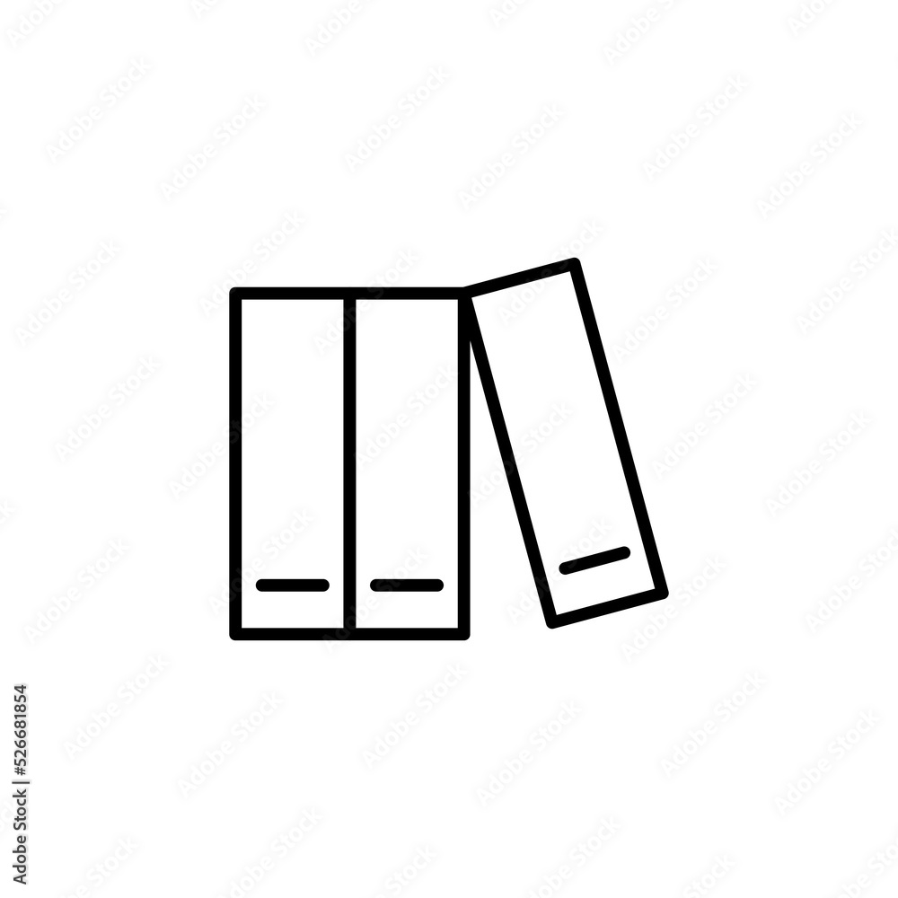 Library icon for web and mobile app. education sign and symbol Library icon for web and mobile app. education sign and symbol
