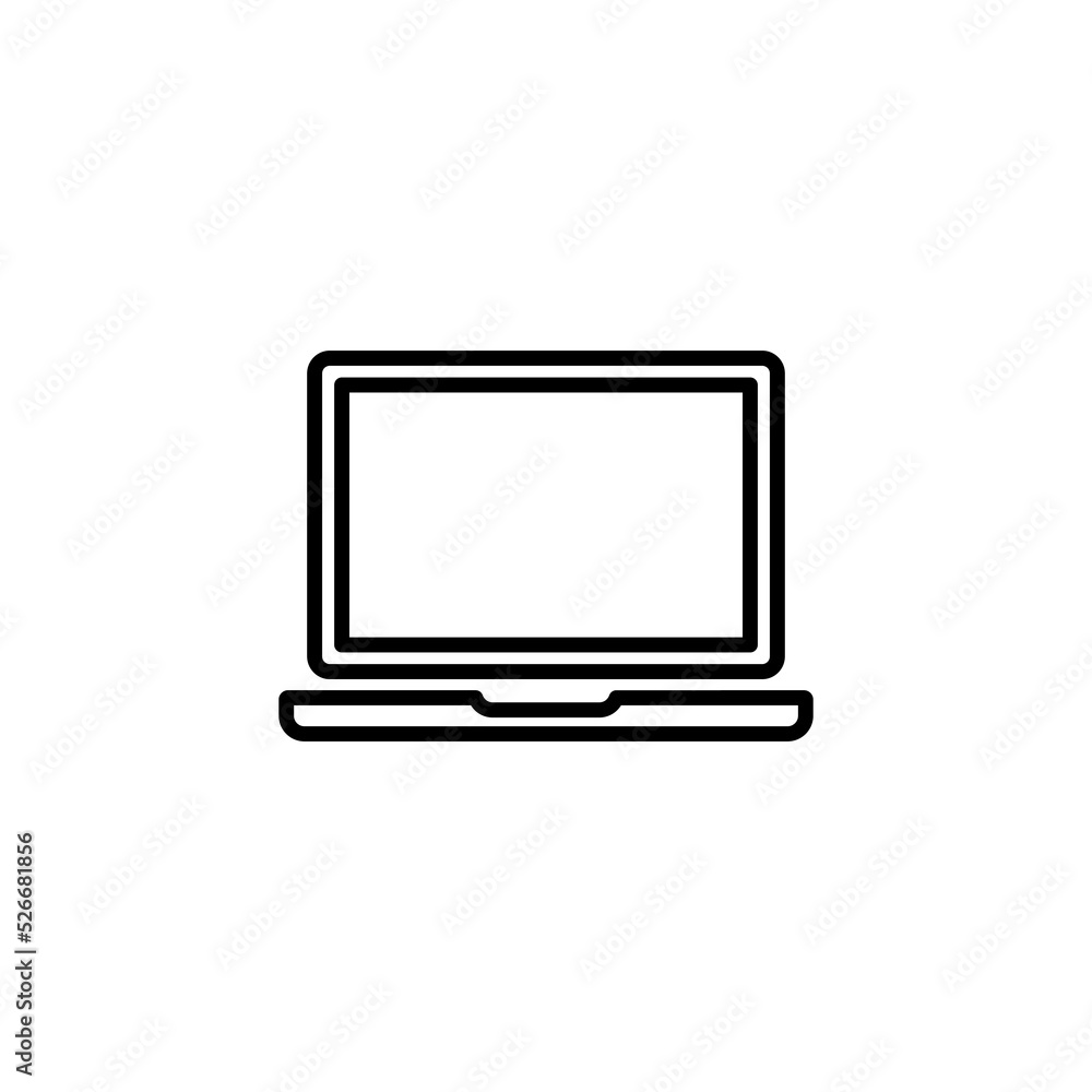 Laptop icon for web and mobile app. computer sign and symbol Laptop icon for web and mobile app. computer sign and symbol