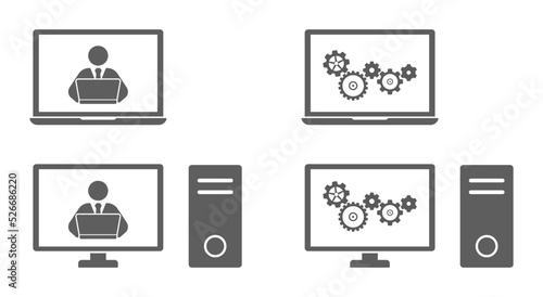 laptop and desktop pc computer