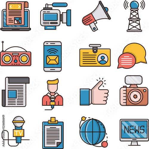 News icons set