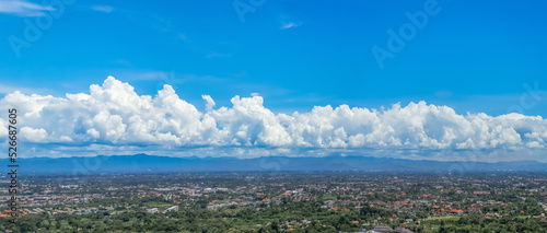 Panorama Landscape of view in Chiang Mai province  north of Thailand