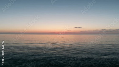 Vertical 4K of sunrise. High quality 4k footage