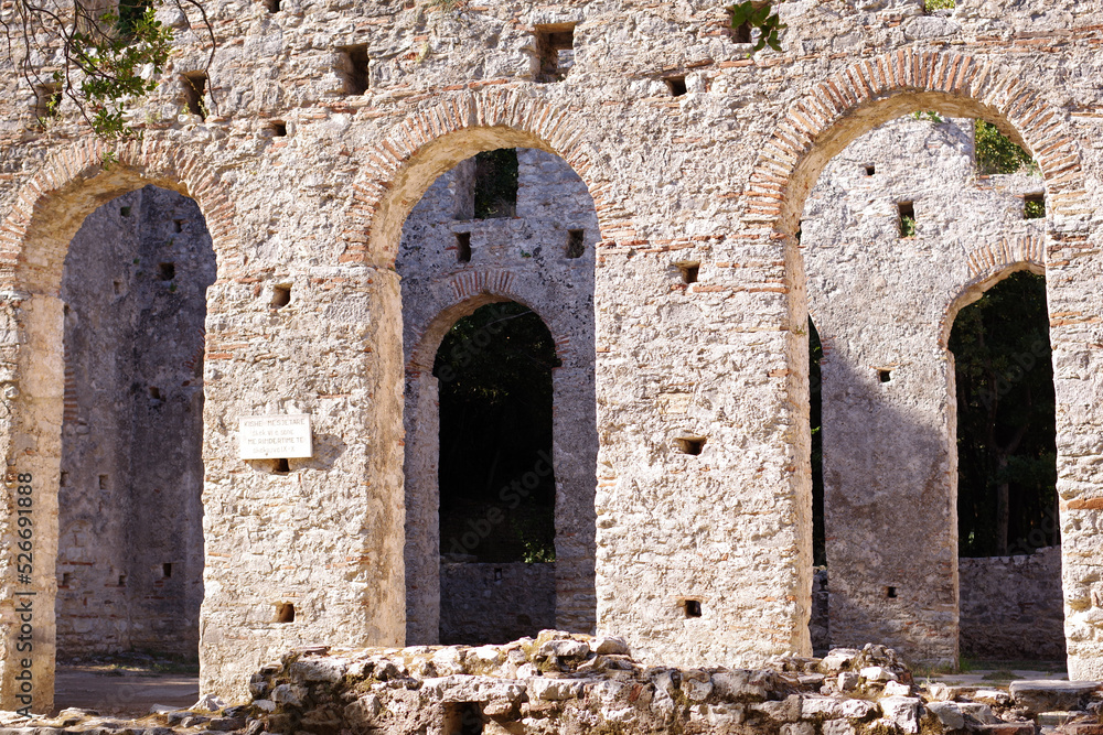 Vestiges d'une ancienne basilique byzantine, Butrint