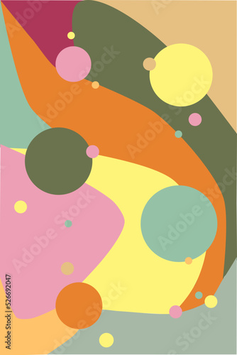 Harmonische Farben und Formen