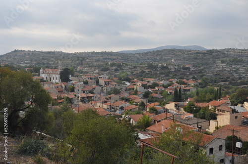 The beautiful village of Lofou in the province of Limassol, in Cyprus 