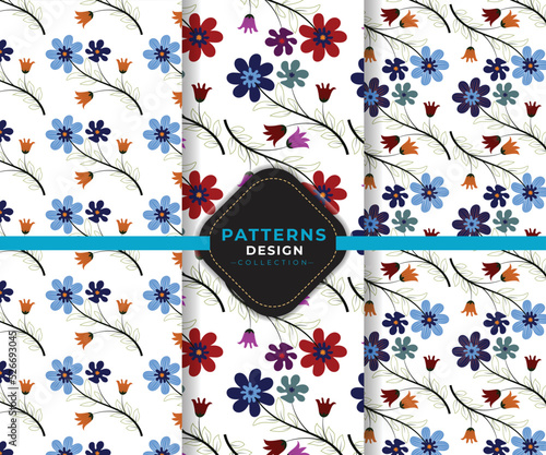 Flower pattern design.