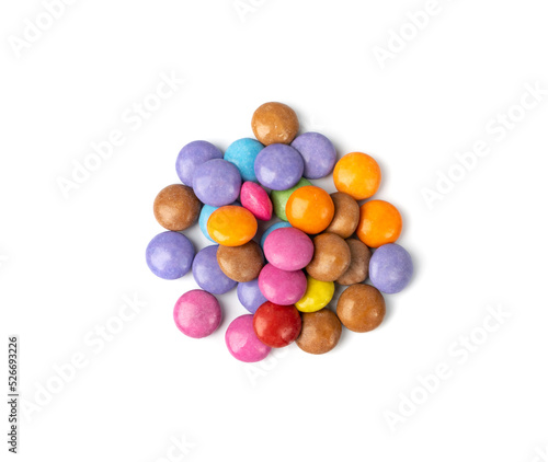 Small Round Candies Isolated