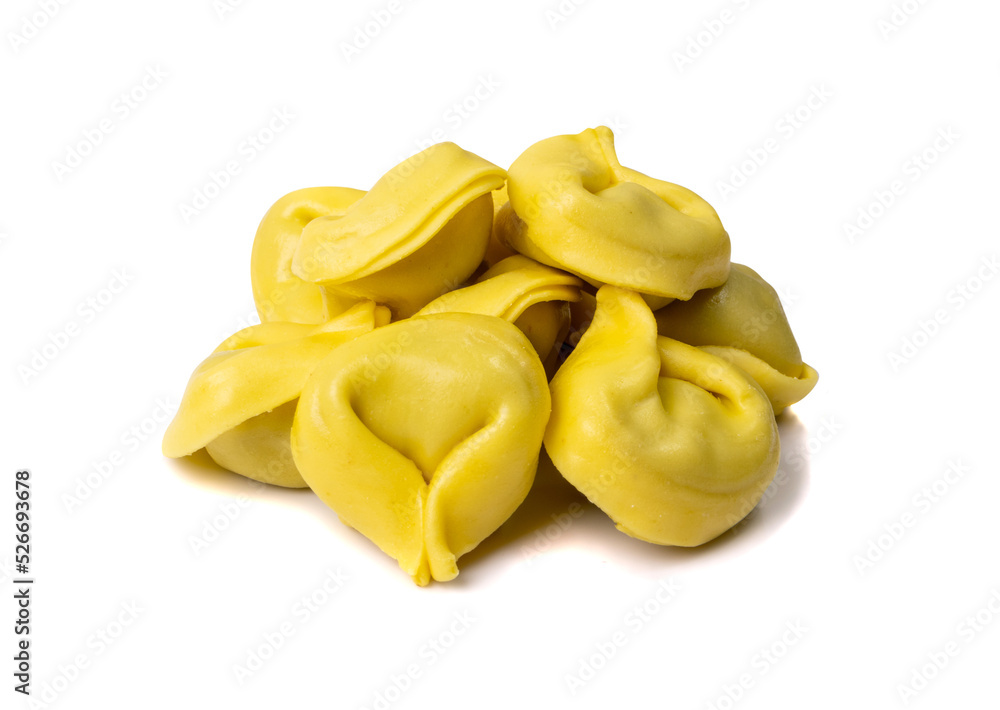 Tortellini, Agnolotti, Cappelletti Isolated Tortellini, Agnolotti, Cappelletti Isolated