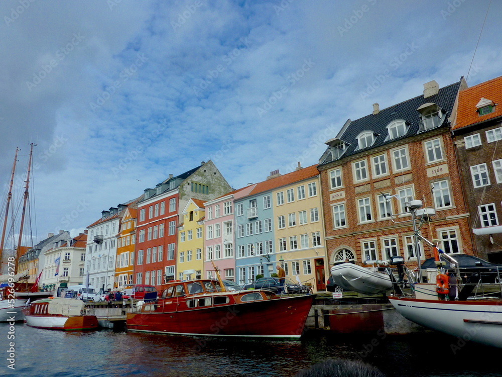 Häuser am nyhavn in Kopenhagen