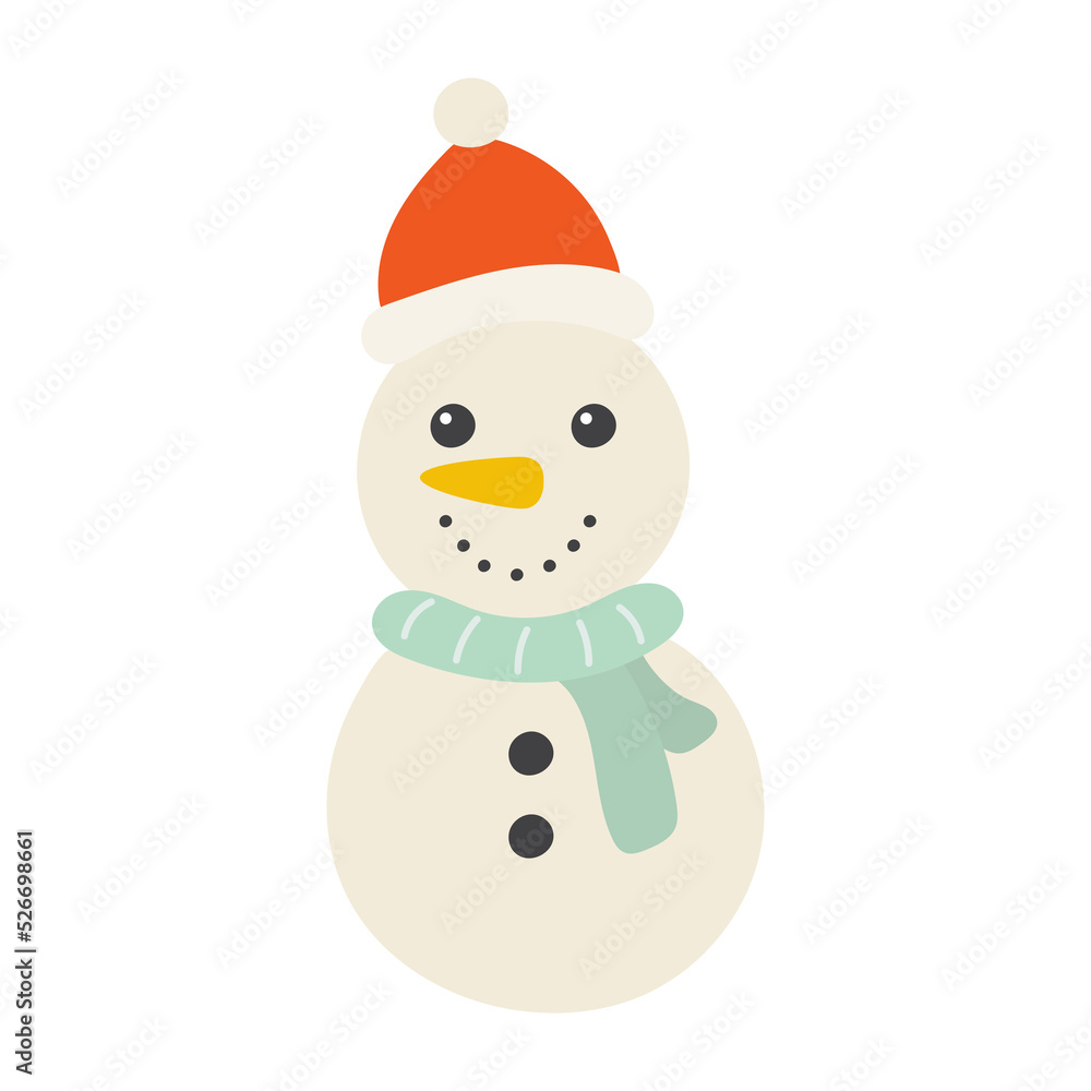 Merry christmas snowman icon. Merry christmas snowman icon.