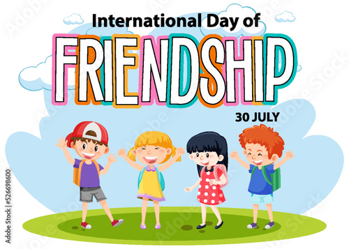 International Friendship Day banner design