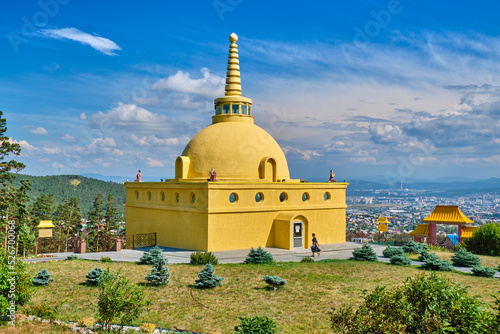 Datsan Rinpoche Bagsha in Ulan-Ude city of the Republic of Buryatia, Russia.