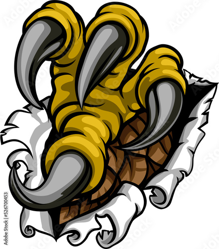 A claw with talons. Could b...