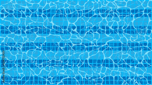 swimming pool blue texture. Vector illustration