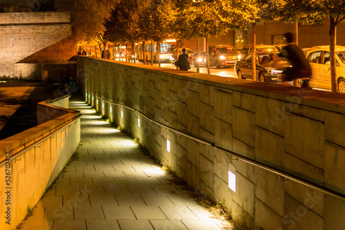 Photography Pamplona at night