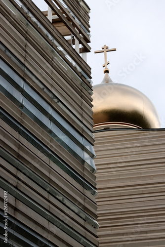 Orthodox temple in Paris photo