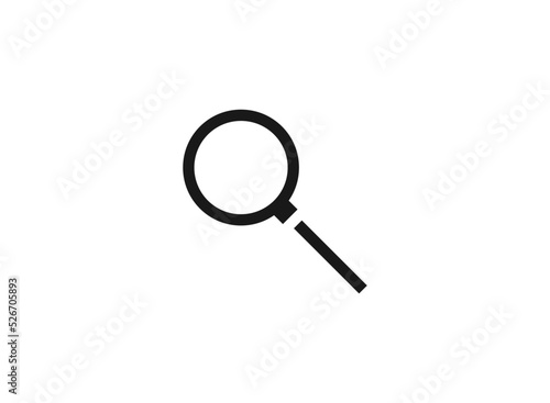 Search icon, Magnifying glass icon symbol vector illustration.