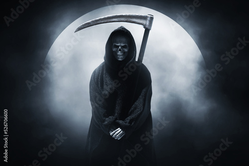 Grim reaper death, Halloween theme photo