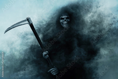 Cuadro en lienzo Grim reaper death, Halloween theme