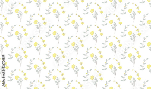 Floral seamless pattern. Pattern for bed linen, clothes or dishes