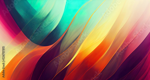 Rainbow Blend Background Layers Abstract. Gradient background design  colorful shapes.