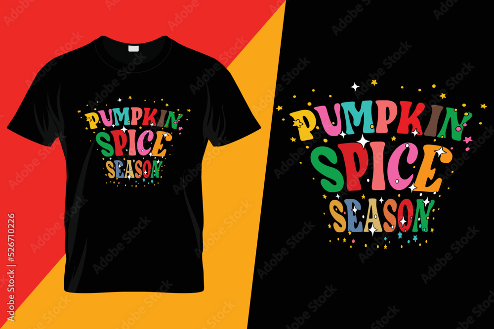 Pumpkin Spice Season Latte Retro Fall T-Shirt Pumpkin Spice Season Latte Retro Fall T-Shirt